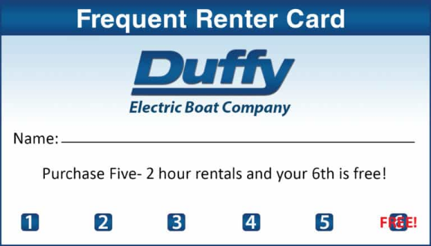 Duffy Electric Boat Rentals